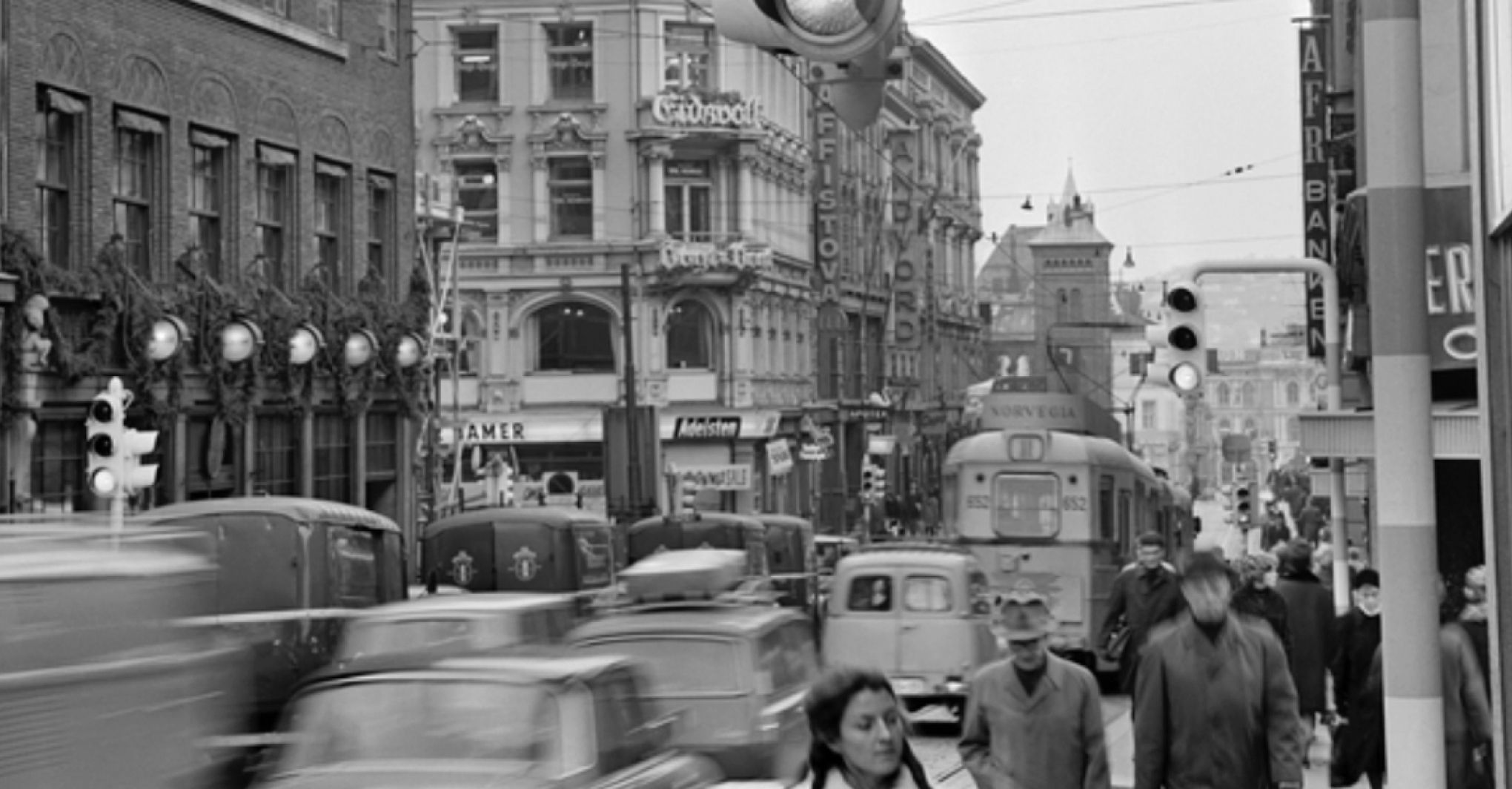 Karl Johans Gate, Oslo - Before(Oslo Museum Archives)